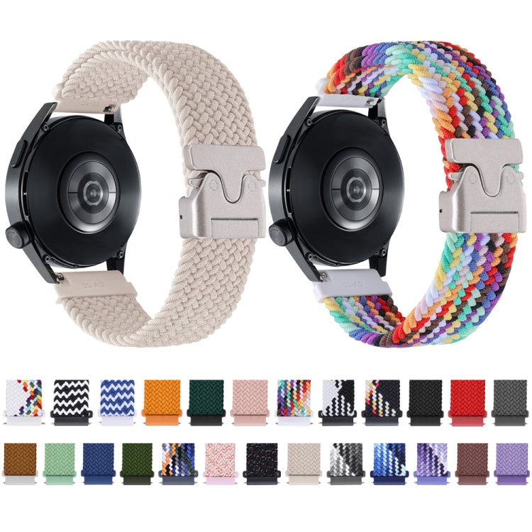 Snap Button Nylon Braided Watch Band, 20mm