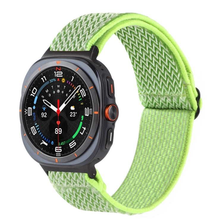 Wave Pattern Nylon Braided Watch Band, For Galaxy Watch Ultra2 2026 / 2025 / 1 2024