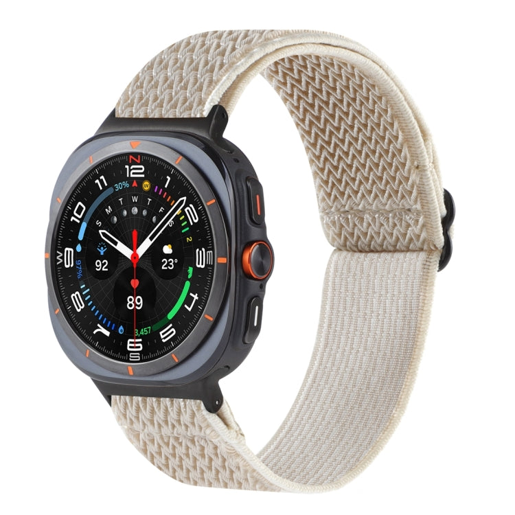 Wave Pattern Nylon Braided Watch Band, For Galaxy Watch Ultra2 2026 / 2025 / 1 2024