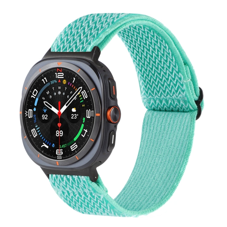 Wave Pattern Nylon Braided Watch Band, For Galaxy Watch Ultra2 2026 / 2025 / 1 2024