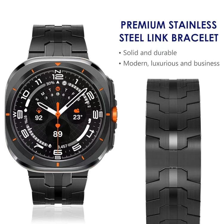 Butterfly Buckle Titanium Alloy Watch Band, For Galaxy Watch Ultra2 2026 / 2025 / 1 2024