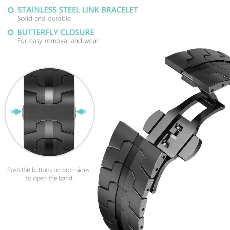 Butterfly Buckle Titanium Alloy Watch Band, For Galaxy Watch Ultra2 2026 / 2025 / 1 2024