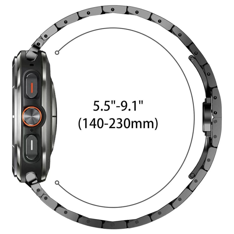 Butterfly Buckle Titanium Alloy Watch Band, For Galaxy Watch Ultra2 2026 / 2025 / 1 2024