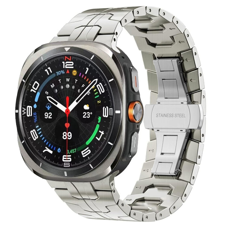 Butterfly Buckle Titanium Alloy Watch Band, For Galaxy Watch Ultra2 2026 / 2025 / 1 2024