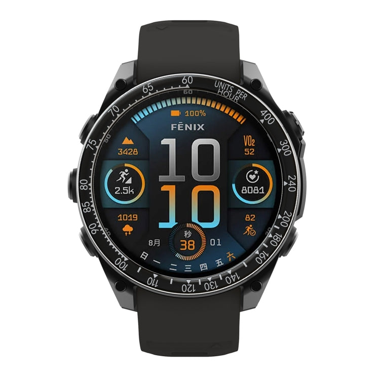 Smart Watch Metal Bezel Ring Frame, For Garmin Fenix 8 AMOLED 51mm, For Garmin Fenix 8 AMOLED 47mm, For Garmin Fenix 8 AMOLED 43mm