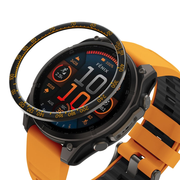 Smart Watch Metal Bezel Ring Frame, For Garmin Fenix 8 AMOLED 51mm, For Garmin Fenix 8 AMOLED 47mm, For Garmin Fenix 8 AMOLED 43mm