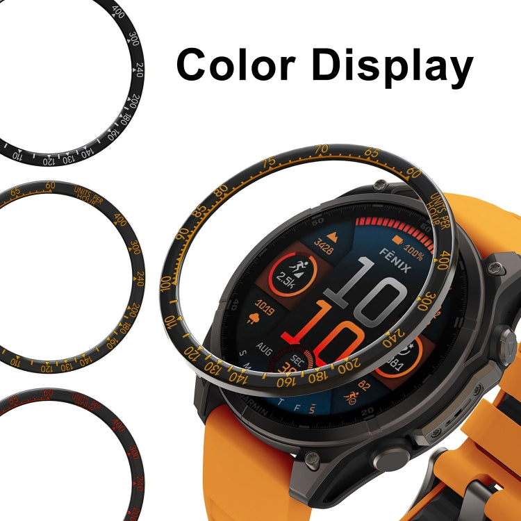 Smart Watch Metal Bezel Ring Frame, For Garmin Fenix 8 AMOLED 51mm, For Garmin Fenix 8 AMOLED 47mm, For Garmin Fenix 8 AMOLED 43mm