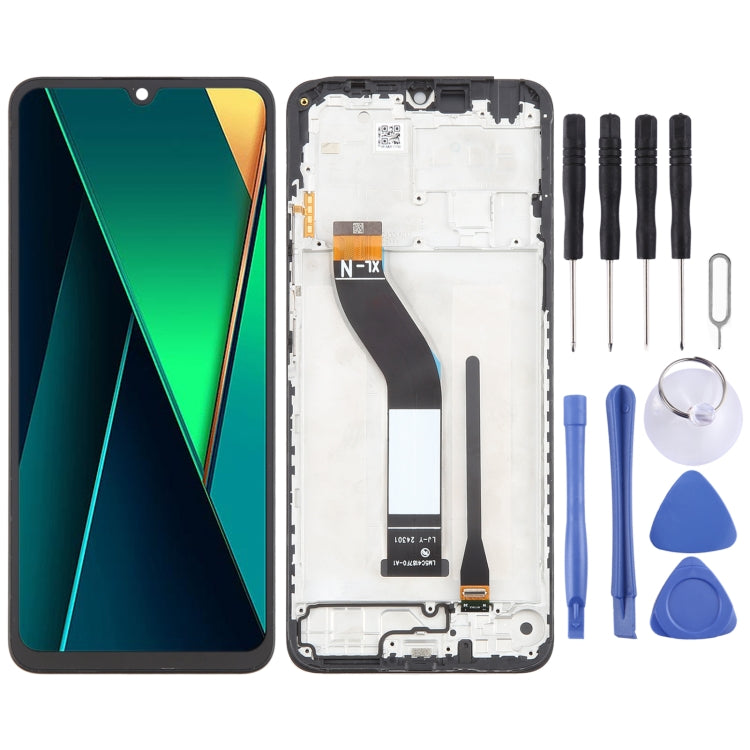Original LCD Screen Digitizer Full Assembly with Frame, For Redmi 17C 5G, For Redmi A7 4G, For Xiaomi Poco C81/C81 Pro, For Redmi A7 Pro 4G, For Xiaomi Redmi A3 Pro, For Xiaomi Poco C75, For Xiaomi Redmi 14R, For Xiaomi Redmi 14C 4G