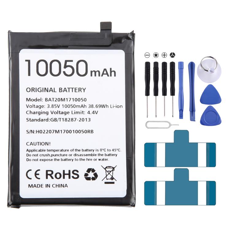 Battery Replacement, For DOOGEE V20 / V20S BAT21ZN1336000 6000mAh, For Doogee S89 / S89 Pro BAT22M2012000 12000mAh, For DOOGEE S97 Pro BAT18735500 8500mAh, For DOOGEE X96 Pro BAT20X965400 5400mAh, For DOOGEE S59 Pro BAT20M1710050 10050mAh              ...