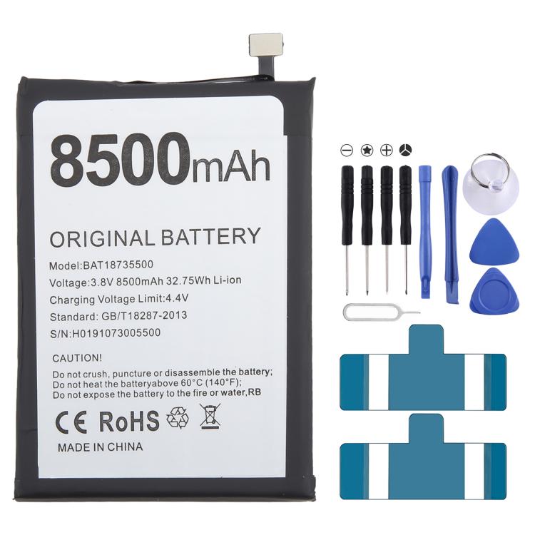 Battery Replacement, For DOOGEE V20 / V20S BAT21ZN1336000 6000mAh, For Doogee S89 / S89 Pro BAT22M2012000 12000mAh, For DOOGEE S97 Pro BAT18735500 8500mAh, For DOOGEE X96 Pro BAT20X965400 5400mAh, For DOOGEE S59 Pro BAT20M1710050 10050mAh              ...