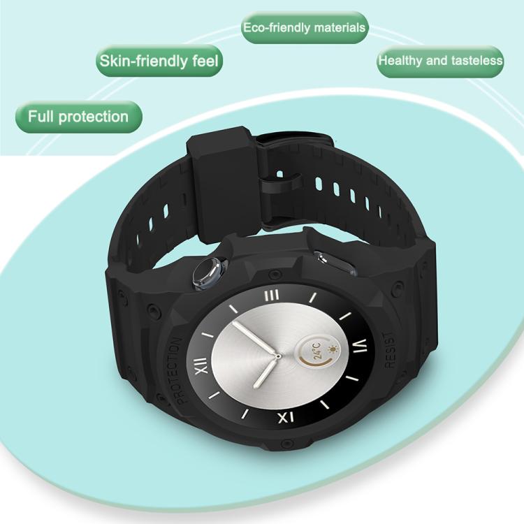 Integrated Anti-fall TPU Watch Band, For Huawei Watch GT 6 / GT 5 / GT 4 46mm