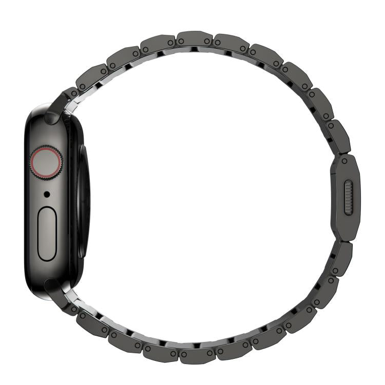 Norman Clasp One-Bead Stainless Steel Watch Band, For Apple Watch 46mm / 49mm / 45mm / 44mm