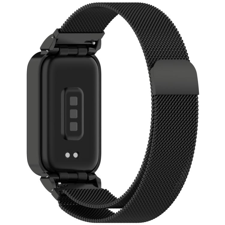 xDfind Watch Frame Integrated Milan Magnetic Metal Watch Band, For Xiaomi Band 10 Pro/9 Pro/Redmi Watch 6/5/4, For Redmi Band 3 / Xiaomi Smart Band 9 Active, For Redmi Band 2 / Xiaomi Smart Band 8 Active