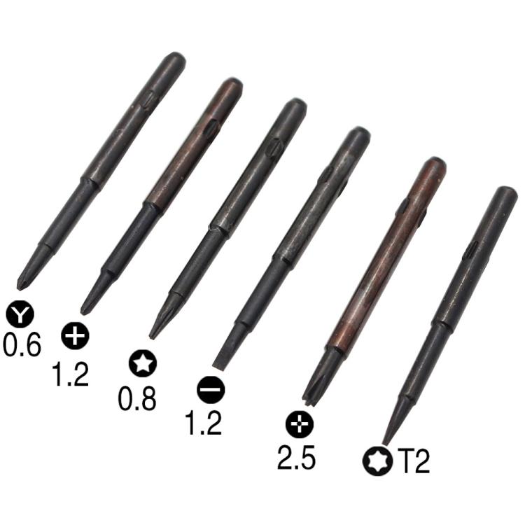 Aluminum Alloy Screwdriver Set, 6 in 1, 12 in 1
