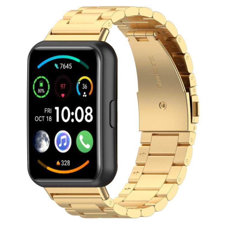 xDfind Three Beads Quick Release Metal Watch Band, For Huawei Watch Fit3 / Fit4 / Fit4 Pro, For Huawei Band 10 / 9 / 8 NFC, For Huawei Watch D2, For Huawei Watch Fit 2