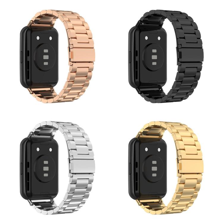 xDfind Three Beads Quick Release Metal Watch Band, For Huawei Watch Fit3 / Fit4 / Fit4 Pro, For Huawei Band 10 / 9 / 8 NFC, For Huawei Watch D2, For Huawei Watch Fit 2