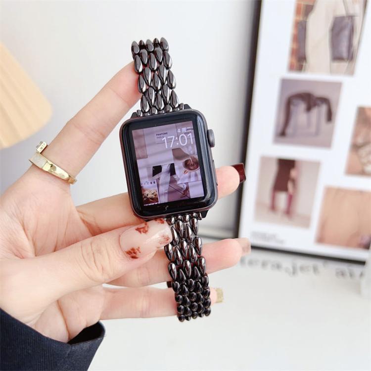 Water Drop Zinc Alloy Watch Band, For Apple Watch 46mm / 49mm / 45mm / 44mm, For Apple Watch 42mm / 41mm / 40mm / 38mm