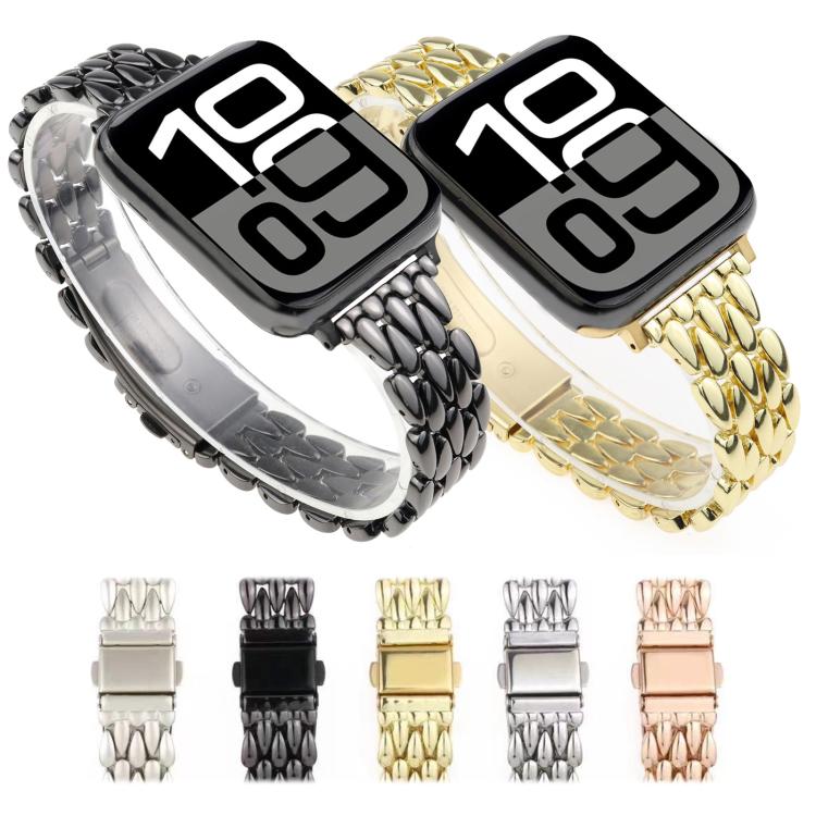 Water Drop Zinc Alloy Watch Band, For Apple Watch 46mm / 49mm / 45mm / 44mm, For Apple Watch 42mm / 41mm / 40mm / 38mm