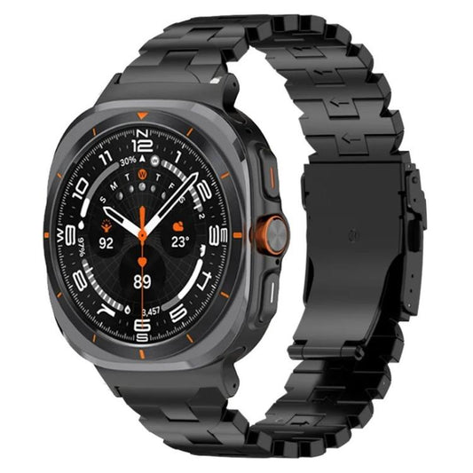 Butterfly Safety Buckle Titanium Alloy Watch Band, For Samsung Galaxy Watch Ultra 47mm / Ultra 2025