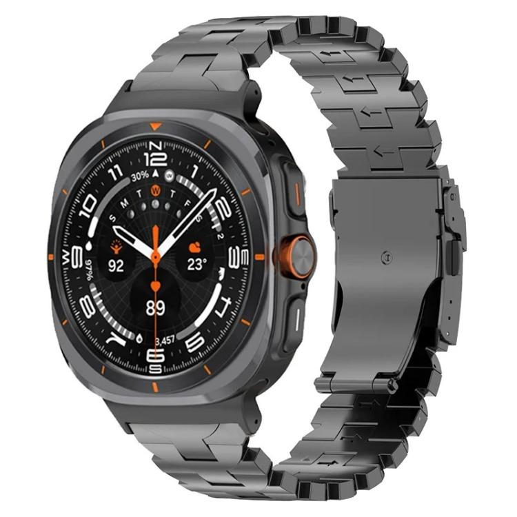 Butterfly Safety Buckle Titanium Alloy Watch Band, For Galaxy Watch Ultra2 2026 / 2025 / 1 2024