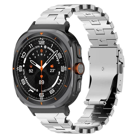 Butterfly Safety Buckle Titanium Alloy Watch Band, For Samsung Galaxy Watch Ultra 47mm / Ultra 2025