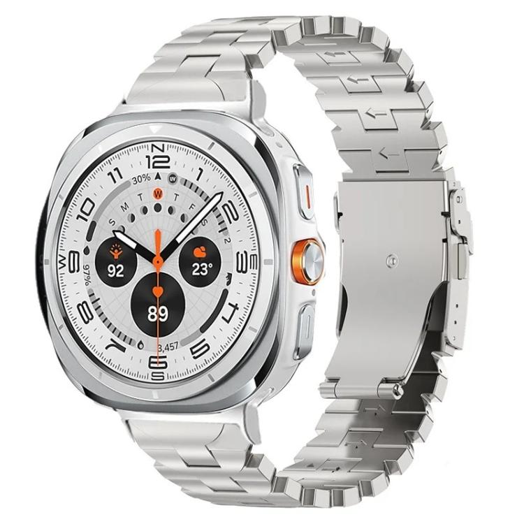Butterfly Safety Buckle Titanium Alloy Watch Band, For Galaxy Watch Ultra2 2026 / 2025 / 1 2024