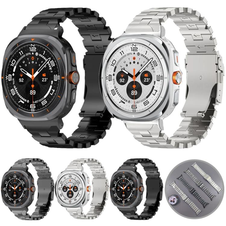 Butterfly Safety Buckle Titanium Alloy Watch Band, For Galaxy Watch Ultra2 2026 / 2025 / 1 2024