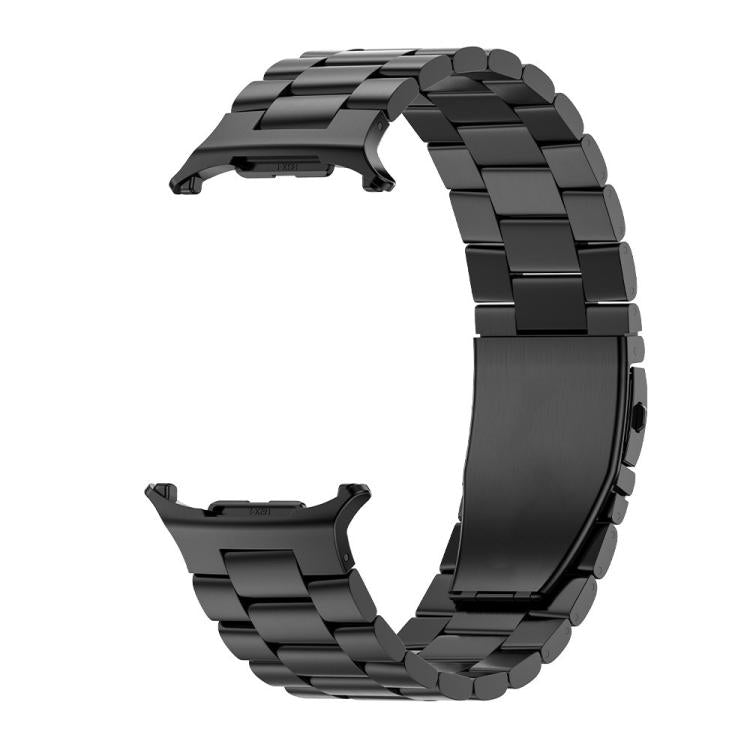 Three Beads Flat Buckle Titanium Alloy Watch Band, For Samsung Galaxy Watch Ultra / Ultra 2025, For Samsung Galaxy Watch8 / Watch8 Classic