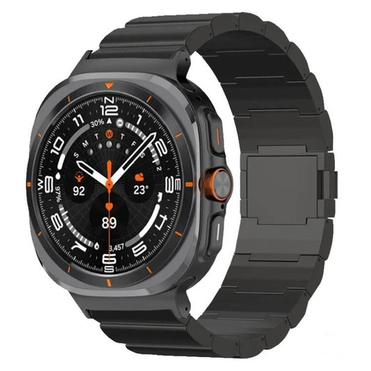 One Beads Magnetic Buckle Titanium Alloy Watch Band, For Samsung Galaxy Watch Ultra / Ultra 2025, For Samsung Galaxy Watch8 / Watch8 Classic