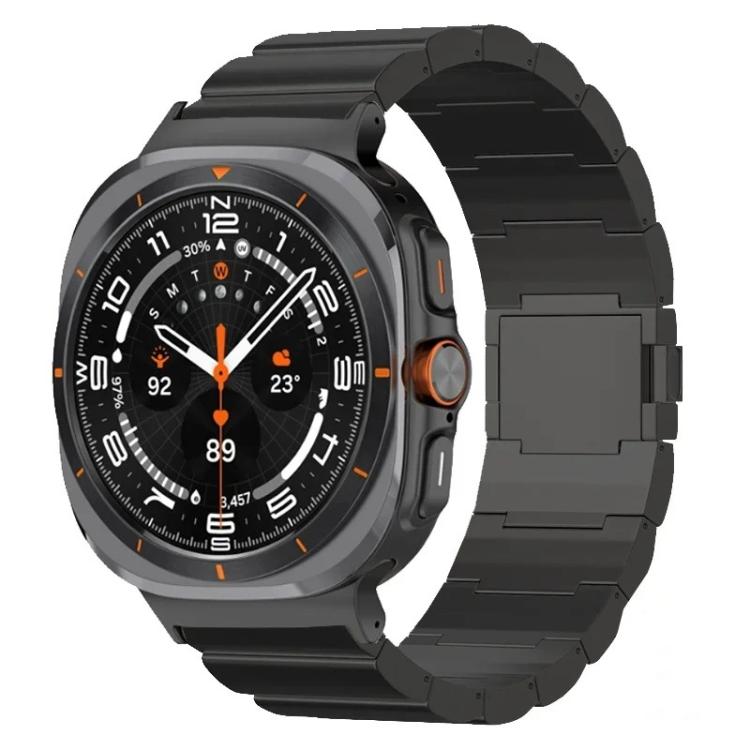 One Beads Magnetic Buckle Titanium Alloy Watch Band, For Samsung Galaxy Watch Ultra / Ultra 2025, For Samsung Galaxy Watch8 / Watch8 Classic