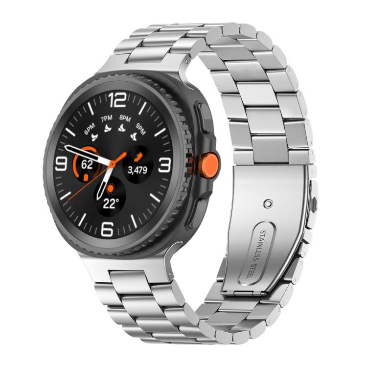 xDfind Three Beads Stainless Steel Watch Band, For Galaxy Watch9 / 8 / 8 Classic