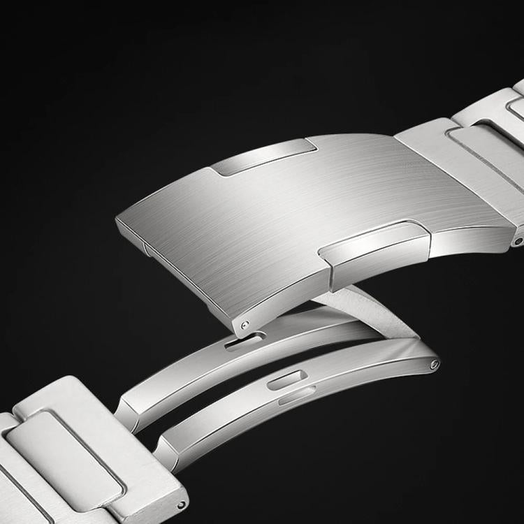 Curved I-shaped HW Buckle Titanium Alloy Watch Band, For Huawei Watch 4