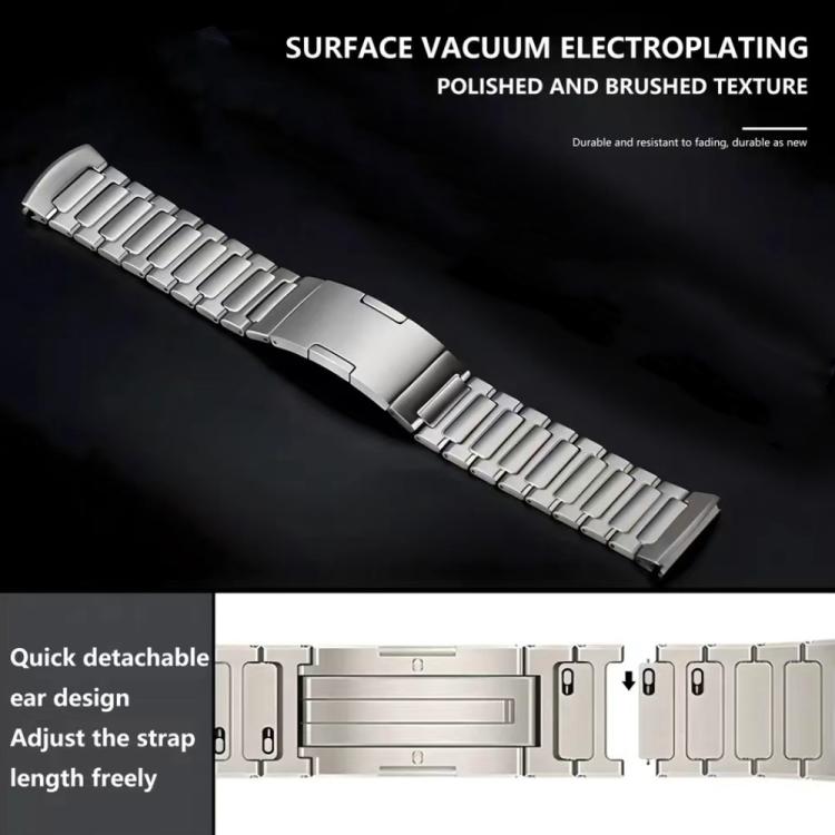Curved I-shaped HW Buckle Titanium Alloy Watch Band, For Huawei Watch 4