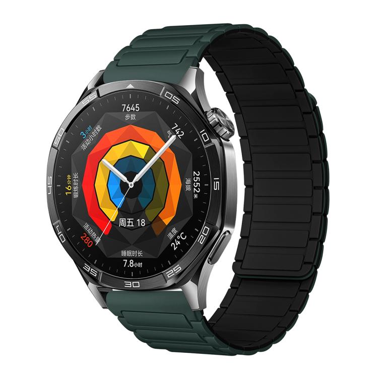Tri-beads Magnetic Silicone Watch Band, 18mm, 20mm