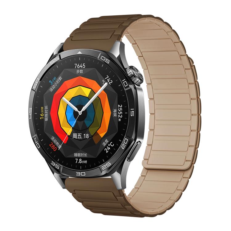 Tri-beads Magnetic Silicone Watch Band, 18mm, 20mm