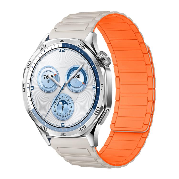 Tri-beads Magnetic Silicone Watch Band, 18mm, 20mm