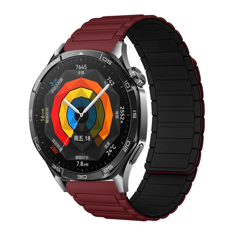 Tri-beads Magnetic Silicone Watch Band, 18mm, 20mm