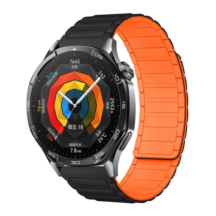 Tri-beads Magnetic Silicone Watch Band, 18mm, 20mm