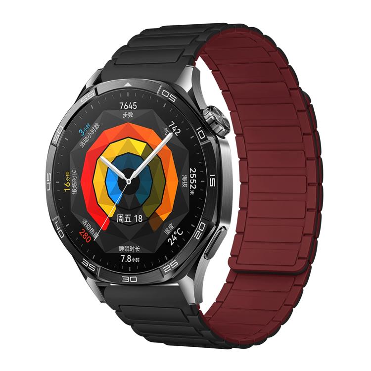 Tri-beads Magnetic Silicone Watch Band, 18mm, 20mm