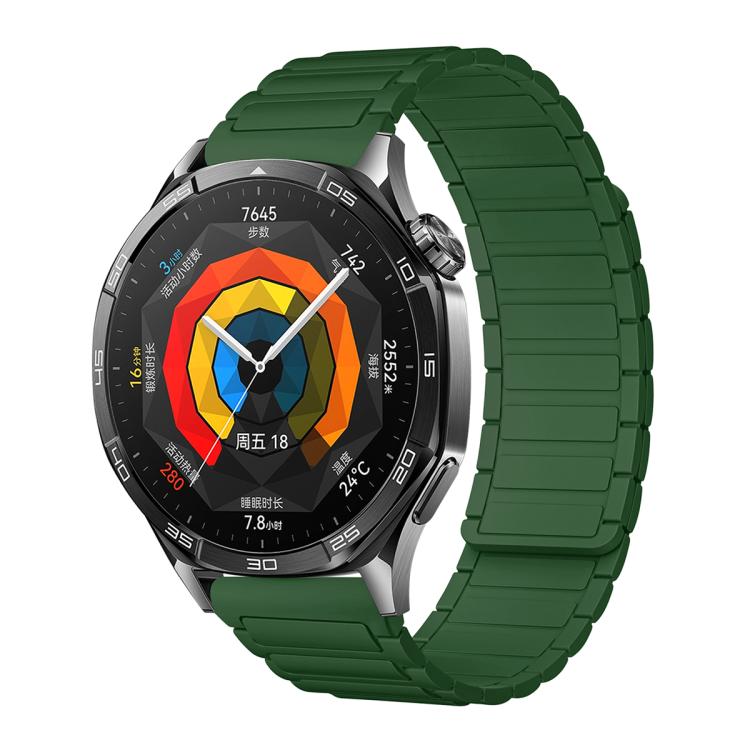 Tri-beads Magnetic Silicone Watch Band, 18mm, 20mm
