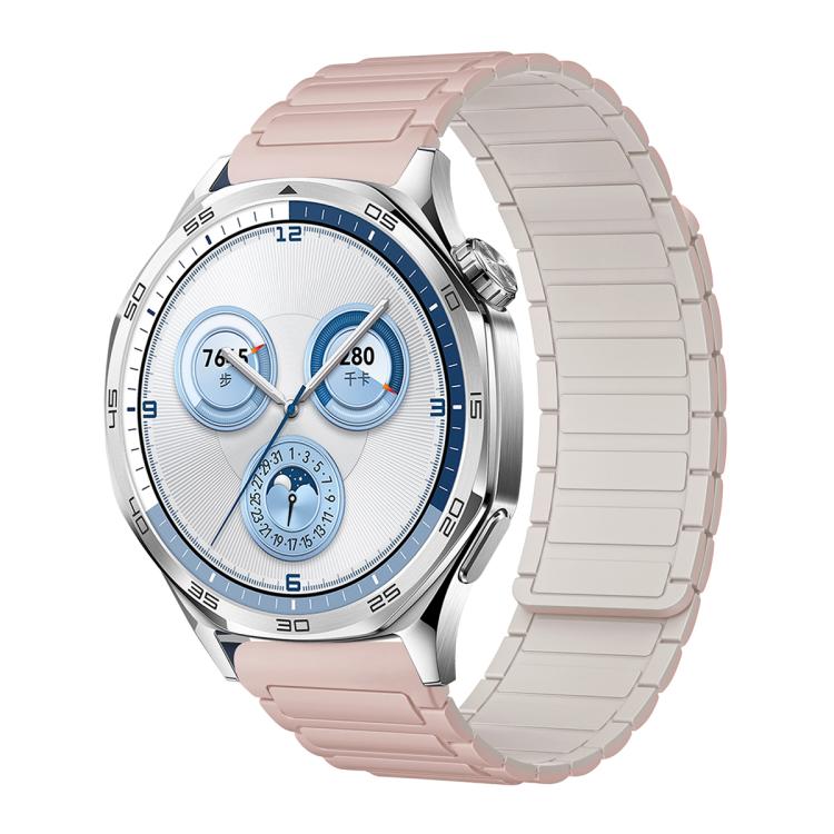 Tri-beads Magnetic Silicone Watch Band, 22mm