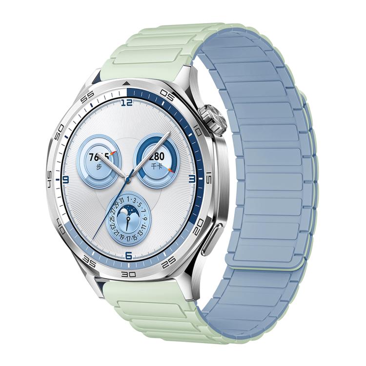 Tri-beads Magnetic Silicone Watch Band, 22mm