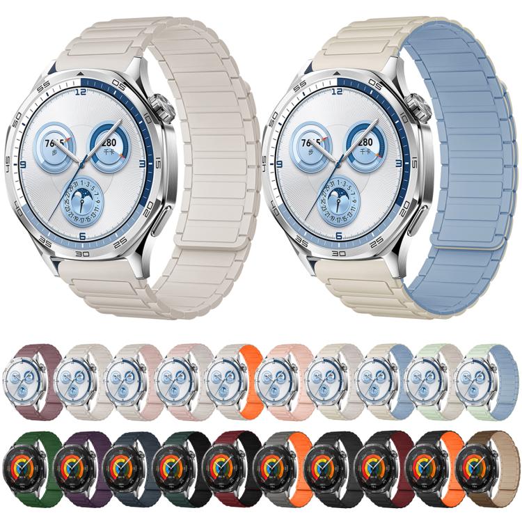 Tri-beads Magnetic Silicone Watch Band, 18mm, 20mm