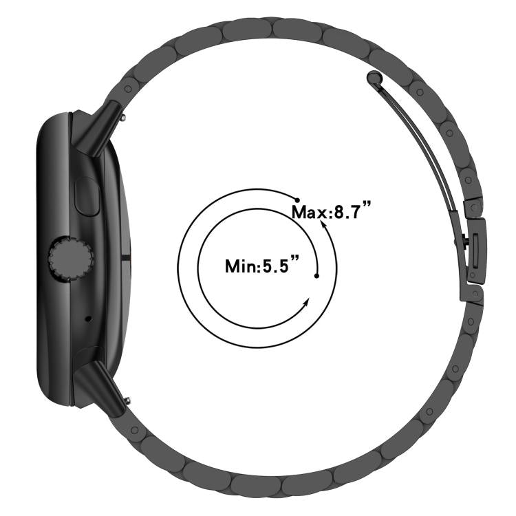 Tri-beads Flat Buckle Titanium Alloy Watch Band, For Google Pixel Watch 5 / 4 / 3 / 2 / 1 41mm, For Google Pixel Watch 5 / 4 / 3 45mm