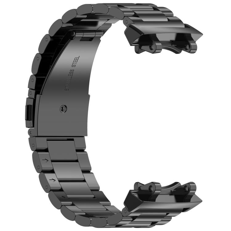 Tri-beads Flat Buckle Titanium Alloy Watch Band, For Huami Amazfit T-REX 3 A2322, For Huami Amazfit Active Edge A2212 / A2213, For Huami Amazfit T-Rex 2, For Huami Amazfit T-Rex Pro A1918