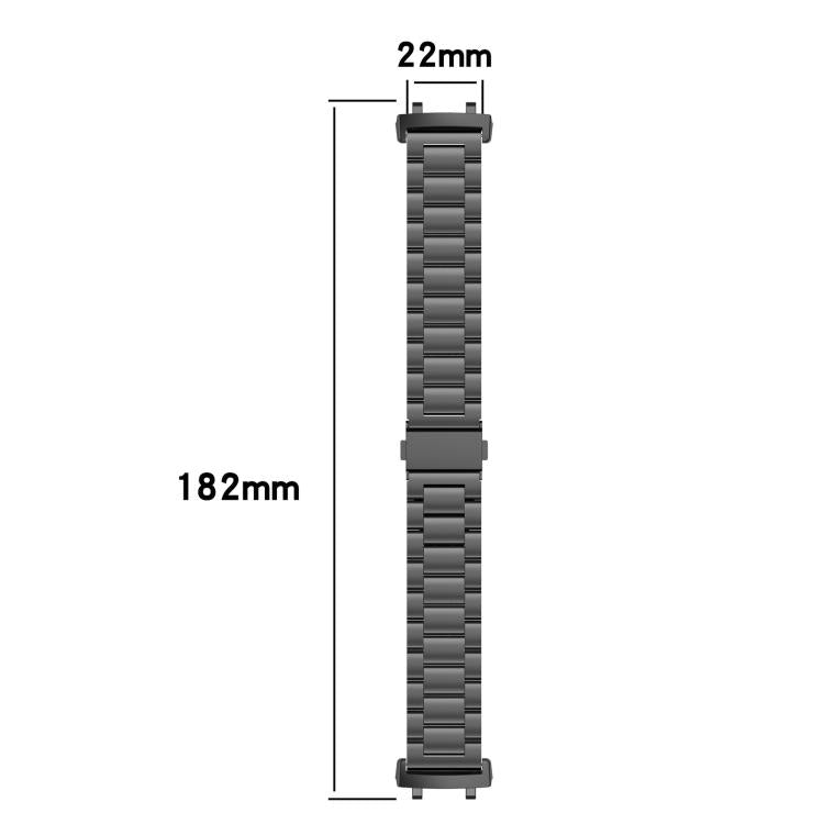 Tri-beads Flat Buckle Titanium Alloy Watch Band, For Huami Amazfit T-REX 3 A2322, For Huami Amazfit Active Edge A2212 / A2213, For Huami Amazfit T-Rex 2, For Huami Amazfit T-Rex Pro A1918