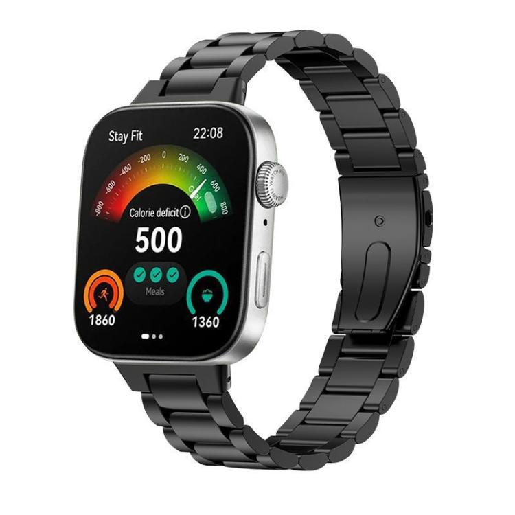 Tri-beads Flat Buckle Titanium Alloy Watch Band, For Huawei Watch Fit 5 / 5 Pro / 4 / 4 Pro, For Huawei Band 10 / 9 / 8, For Huawei Watch Fit 2