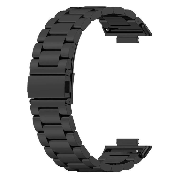 Tri-beads Flat Buckle Titanium Alloy Watch Band, For Huawei Watch Fit 5 / 5 Pro / 4 / 4 Pro, For Huawei Band 10 / 9 / 8, For Huawei Watch Fit 2