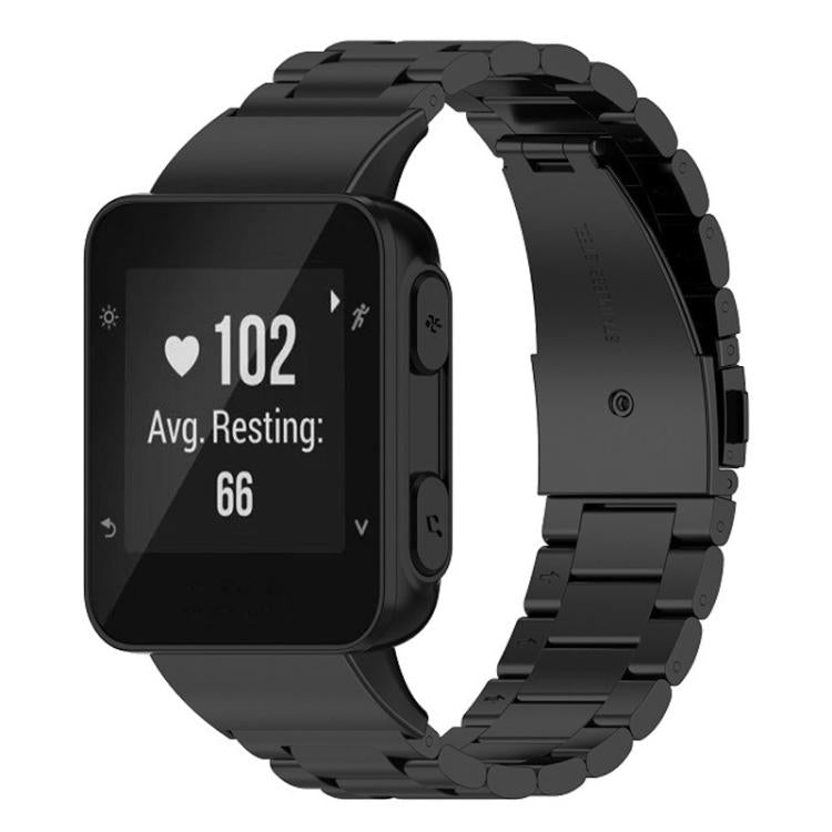 Tri-beads Flat Buckle Titanium Alloy Watch Band, For Garmin forerunner 45 / 45S / Swim 2, For Garmin Forerunner 35 / 30