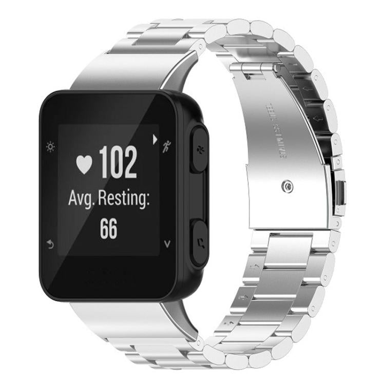 Tri-beads Flat Buckle Titanium Alloy Watch Band, For Garmin forerunner 45 / 45S / Swim 2, For Garmin Forerunner 35 / 30